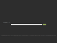 Tablet Screenshot of jotex.net